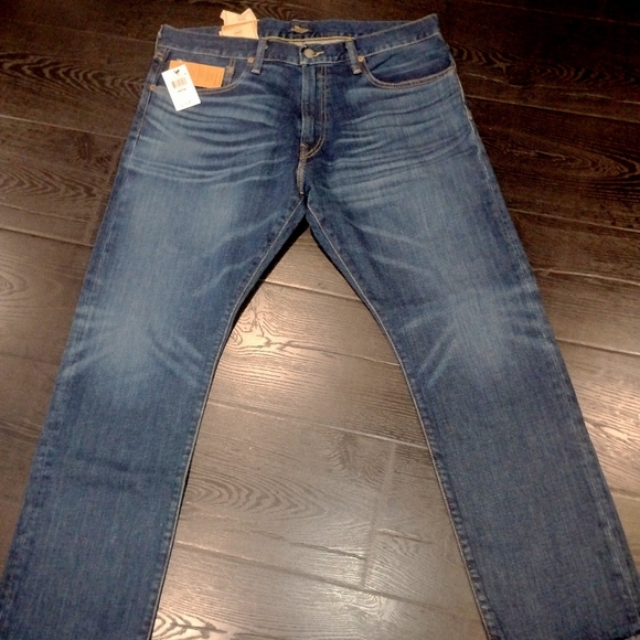 Polo Ralph Lauren mens denim slim straight leg  dark wash jeans 36/30 - Picture 6 of 6